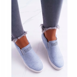 Zapatillas de mujer Snekers Lu Boo Slip Blue Kaori azul 3