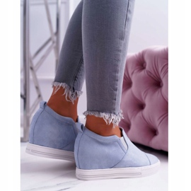 Zapatillas de mujer Snekers Lu Boo Slip Blue Kaori azul 4