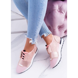 Zapatillas deportivas rosa mujer Lu Boo Madoni rosado 4