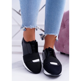 Zapatos deportivos negros Lu Boo para mujer Madoni 4