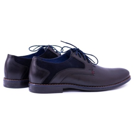 Zapatos Zinedine Nikopol de cuero negro para hombre 2