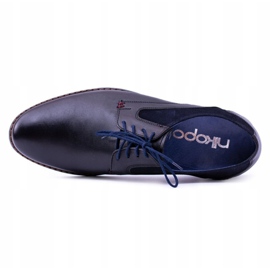 Zapatos Zinedine Nikopol de cuero negro para hombre 3