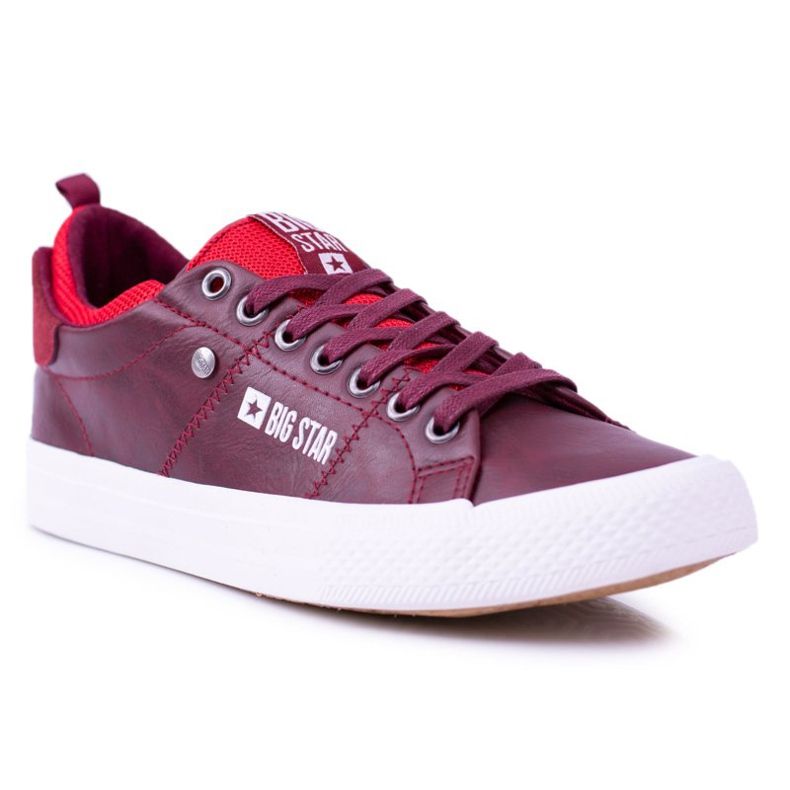 Zapatos deportivos Big Star en color burdeos para hombre BB174011 rojo 1