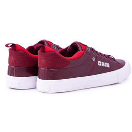 Zapatos deportivos Big Star en color burdeos para hombre BB174011 rojo 2