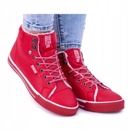 Zapatos deportivos Big Star Insulated Red para mujer BB274003 rojo 6