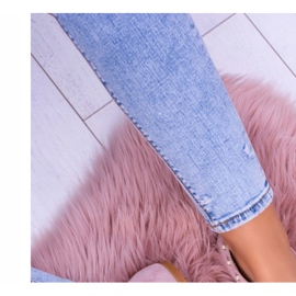 Zapatos brogue rosa con recortes de abalorios Lu Boo Merseo rosado 5