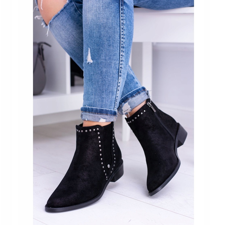 Botas Jodhpur Big Star Black para mujer BB274529 negro 1
