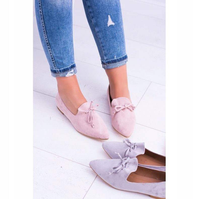 Lu Boo bailarina rosa en ante Lordsy Spitz Feliciano rosado 2