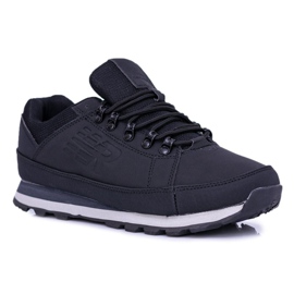 Zapatos de trekking negros sólidos para hombre de Newlans 1 Zapatos de trekking negros sólidos para hombre de Newlans 1