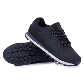 Zapatos de trekking negros sólidos para hombre de Newlans 4