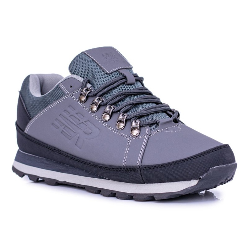 Zapatos de trekking Newlans grises sólidos para hombre 1 Zapatos de trekking Newlans grises sólidos para hombre 1