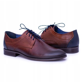 Nikopol Zapatos Brogues De Cuero Marrón Para Hombre Tradicionales 6