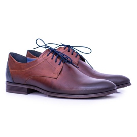 Nikopol Zapatos Brogues De Cuero Marrón Para Hombre Tradicionales 1