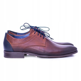 Nikopol Zapatos Brogues De Cuero Marrón Para Hombre Tradicionales 2