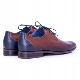 Nikopol Zapatos Brogues De Cuero Marrón Para Hombre Tradicionales 3