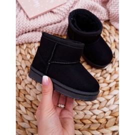 FRROCK Botas de nieve para niños de color negro cálido para jóvenes Gooby 1 FRROCK Botas de nieve para niños de color negro cálido para jóvenes Gooby 1