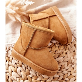 FRROCK Botas de nieve para niños cálidos para jóvenes Khaki Gooby amarillo 1