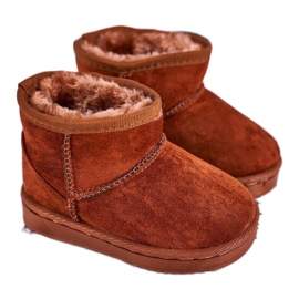 FRROCK Botas de nieve para niños cálidos para jóvenes Khaki Gooby marrón 1
