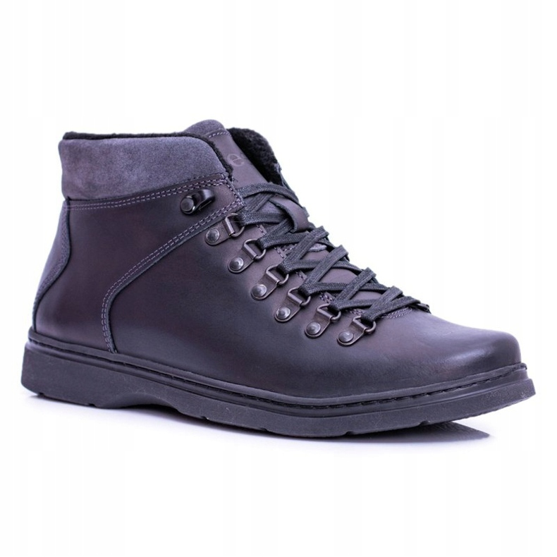 Botas cálidas de hombre de cuero negro Neex Botines Timmo 1 Botas cálidas de hombre de cuero negro Neex Botines Timmo 1
