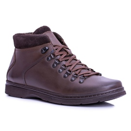 Botas cálidas de hombre de cuero marrón Neex Botines Timmo 1 Botas cálidas de hombre de cuero marrón Neex Botines Timmo 1