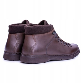 Botas cálidas de hombre de cuero marrón Neex Botines Timmo 2