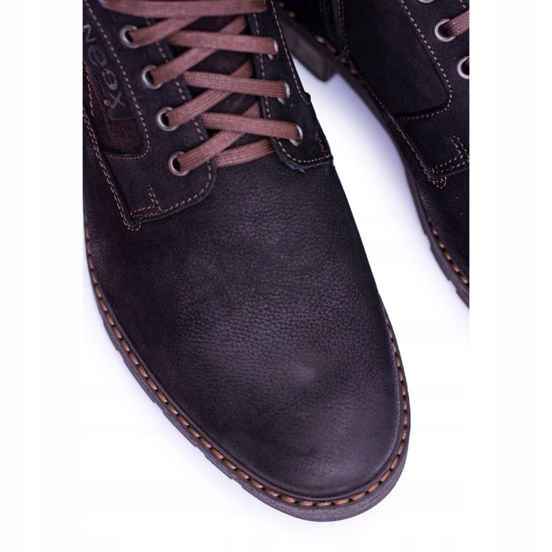 Botas Calientes Hombre Neex Piel Negra Grigor negro 2