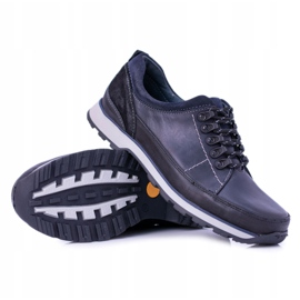KOMODO Zapatos Brogues para Hombre Azul Marino Outdoor Ivar2 6