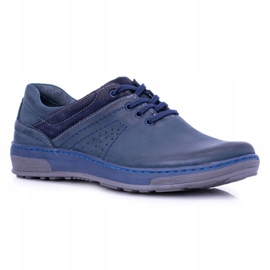 KOMODO Zapatos Ventrillo Casual Hombre Azul Marino 1