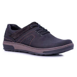 KOMODO Zapatos Ventrillo Casual Hombre Negro 1