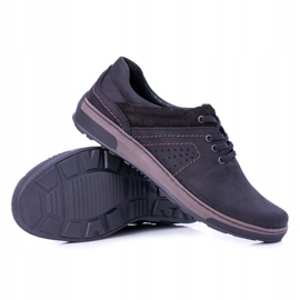 KOMODO Zapatos Ventrillo Casual Hombre Negro 4