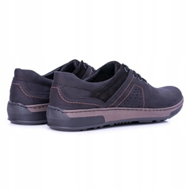 KOMODO Zapatos Ventrillo Casual Hombre Negro 3