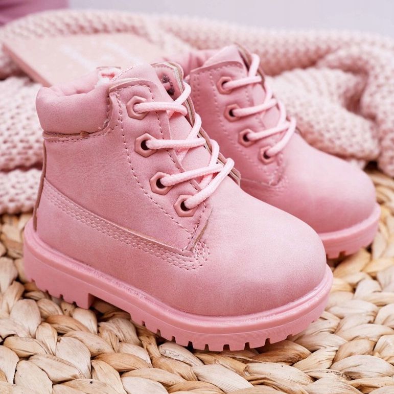 FRROCK Botas Niños Trappers Rosa Polvo Dexter rosado 2