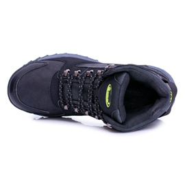 Mckeylor Zapatos de trekking negros para hombre calentados con forro polar Padava 5