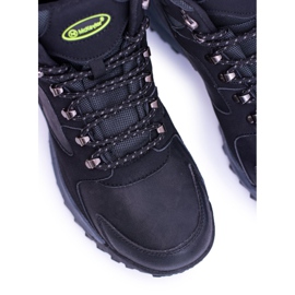 Mckeylor Zapatos de trekking negros para hombre calentados con forro polar Padava 6