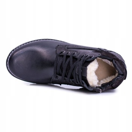 Botas negras para hombres y jóvenes calentadas con vellón Komodo 885 negro 3