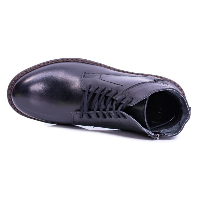 Iguana Botas Calientes Hombre Piel Negra Devenor negro 1