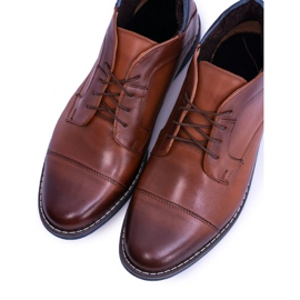 Iguana Botas marrones para hombre calentadas con fieltro informal Hakuro marrón 5