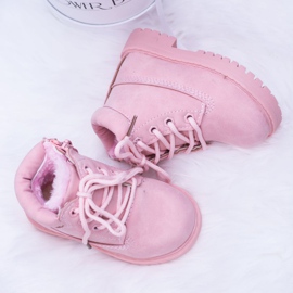 FRROCK Botas Trappers Infantiles Aisladas Polvo Rosa Dexter rosado 4