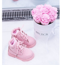 FRROCK Botas Trappers Infantiles Aisladas Polvo Rosa Dexter 1