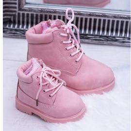 FRROCK Botas Trappers Infantiles Aisladas Polvo Rosa Dexter rosado 3