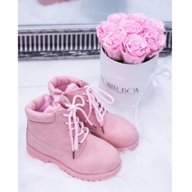 FRROCK Botas Trappers Infantiles Aisladas Polvo Rosa Dexter rosado 6