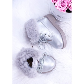 BM Botas Infantiles Silver Warm Trappers Fobos plata plata 2 BM Botas Infantiles Silver Warm Trappers Fobos plata plata 2