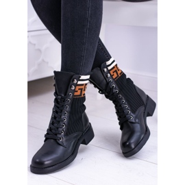 Botas Black Herse Socks para mujer negro 1
