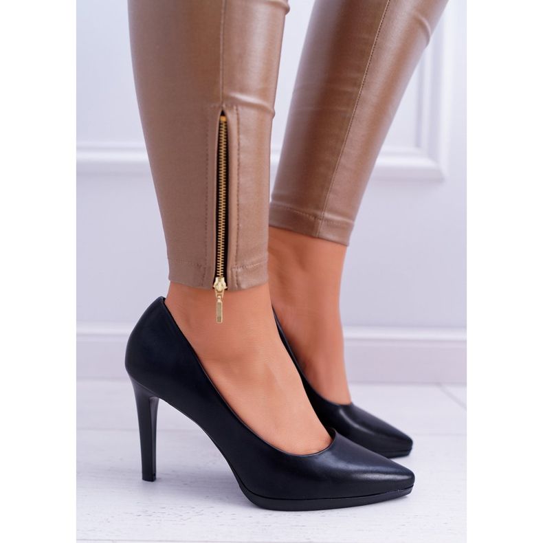 Salón Mujer Stilettos Sergio Leone Matte Black Misawu negro 1