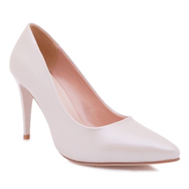 Sergio Leone Pearl Pumps Stilettos Nude Feliciana beige 6