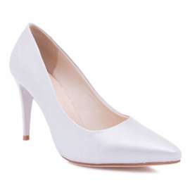 Sergio Leone Pearl Salón Stilettos Plata Feliciana gris 6