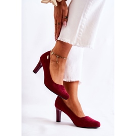 Salón Mujer Sergio Leone Burgundy Suede Orsola rojo 3