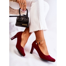 Salón Mujer Sergio Leone Burgundy Suede Orsola rojo 4