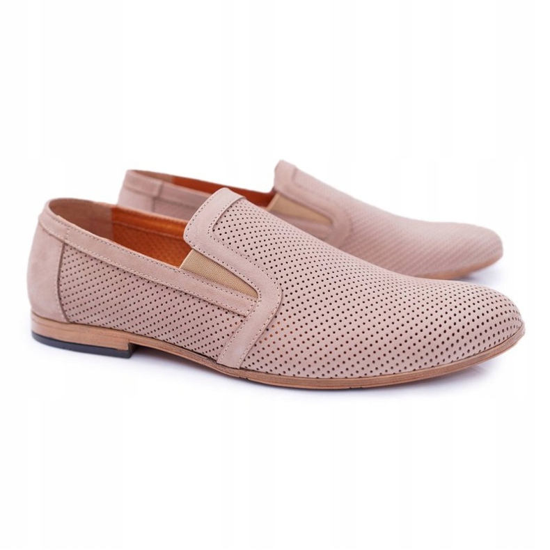 Mocasines sin cordones Bednarek Munero beige para hombre 1 Mocasines sin cordones Bednarek Munero beige para hombre 1