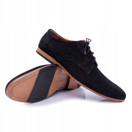 Bednarek Polish Shoes Hombres Brogues Bednarek Nubuck Calado Negro Hermes 3